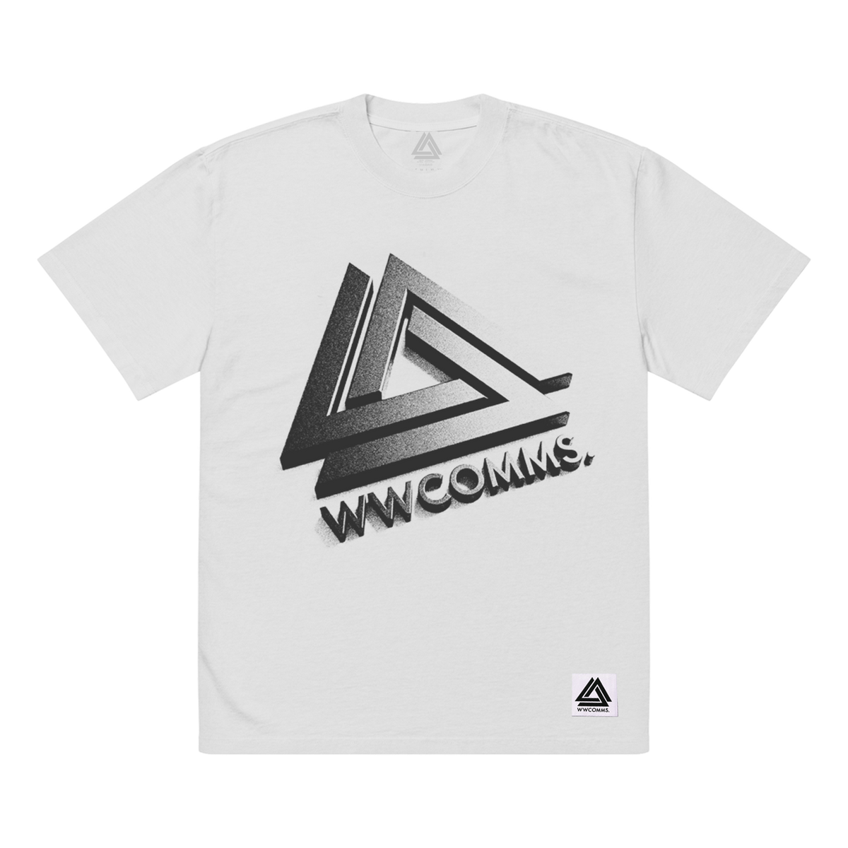 BASTILLE WWCOMMS ANNIVERSARY LOGO WHITE TEE