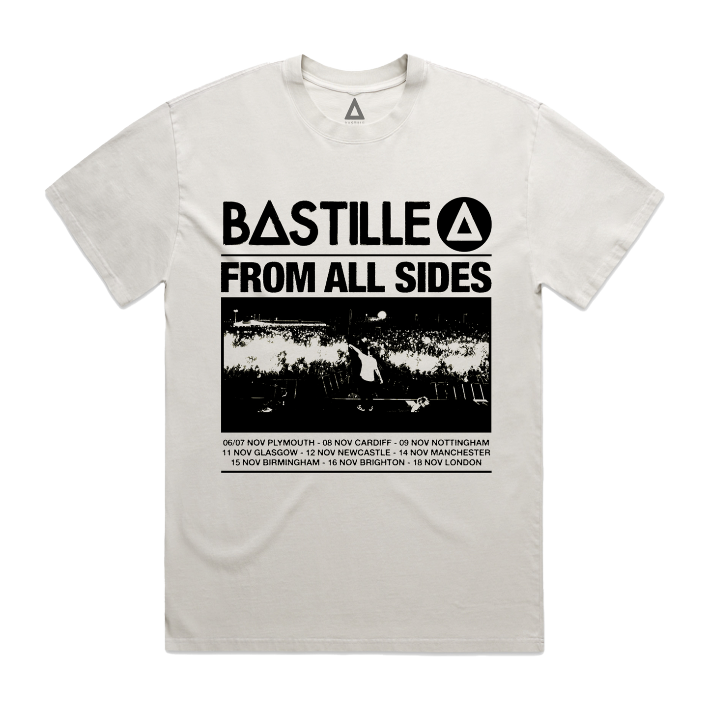 BASTILLE LIVE TOUR NATURAL T-SHIRT