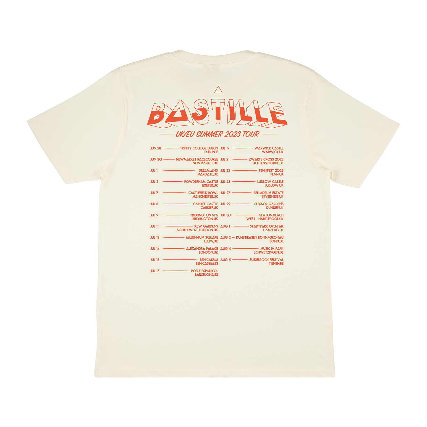 UK/EU SUMMER 2023 NATURAL TOUR TEE