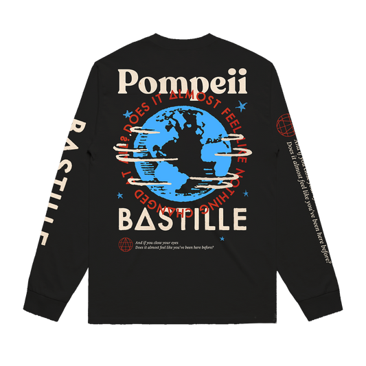 POMPEII GLOBE BLACK LONGSLEEVE