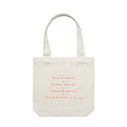 "&" Unreliable Narrator Natural Tote