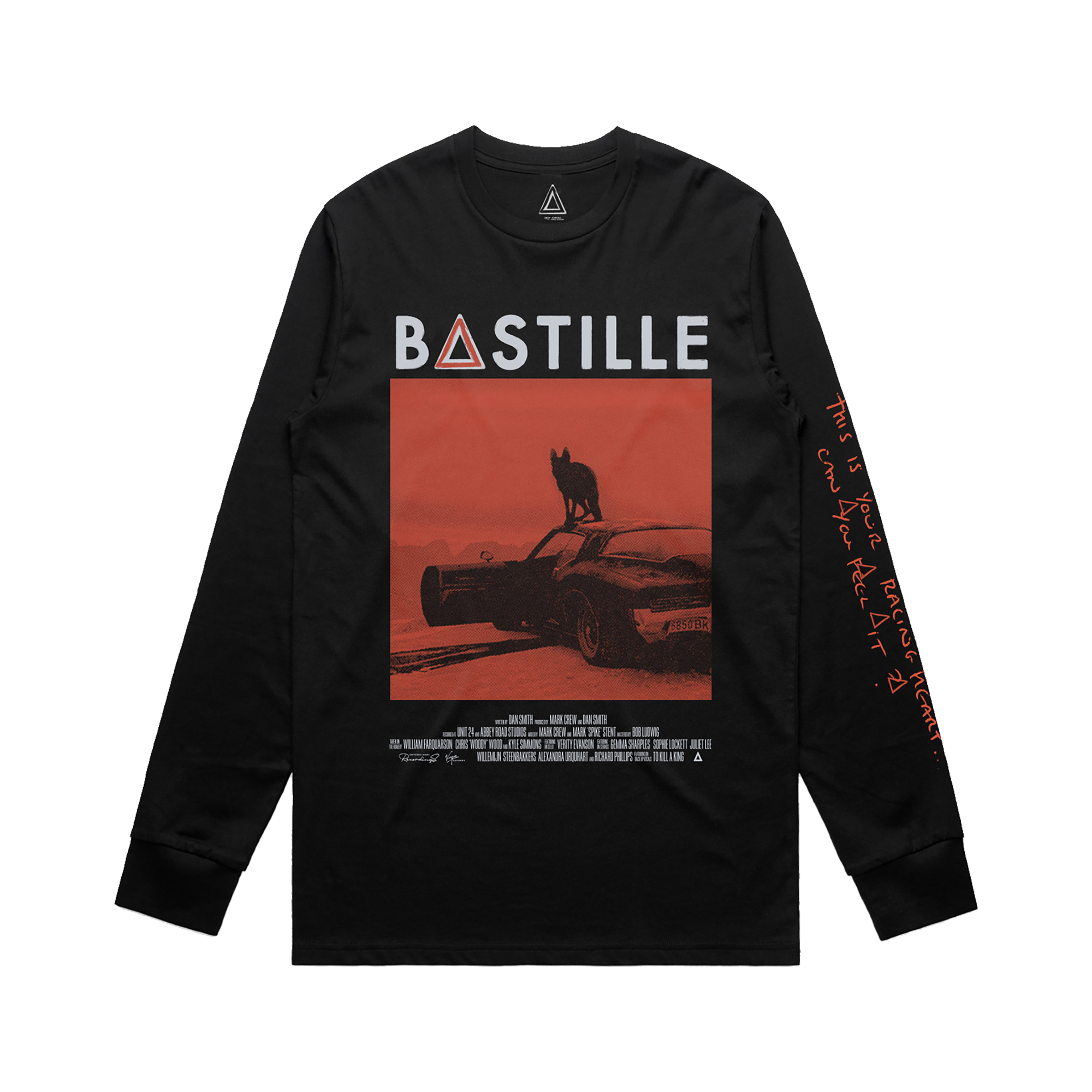 ALL THIS BAD BLOOD BLACK LONGSLEEVE TEE Bastille Official Store ALL THIS BAD BLOOD BLACK LONGSLEEVE TEE Bastille Official Store