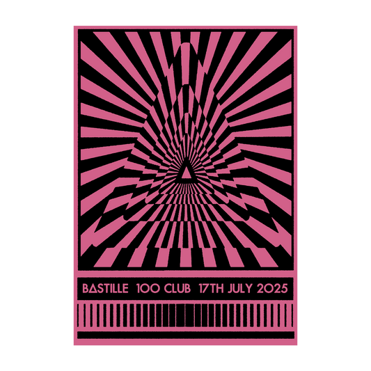 BASTILLE 100 CLUB EVENT POSTER