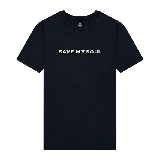 SAVE MY SOUL VINTAGE BLACK T-SHIRT