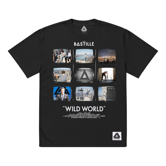 BASTILLE WILD WORLD BROADCAST BLACK TEE