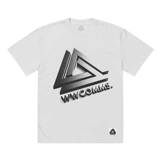 BASTILLE WWCOMMS ANNIVERSARY LOGO WHITE TEE