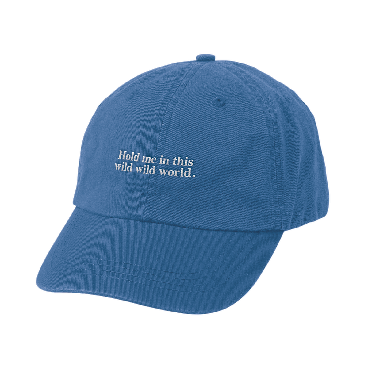 HOLD ME WILD WORLD BLUE CAP