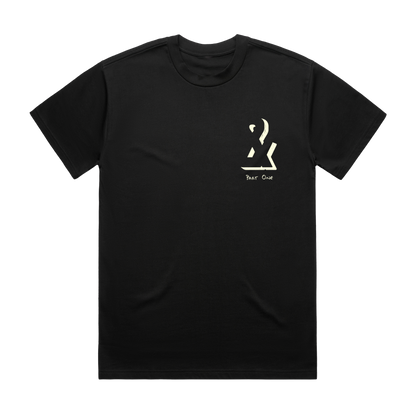 "&" Unreliable Narrator Handwriting Tee (Ecru or Black)