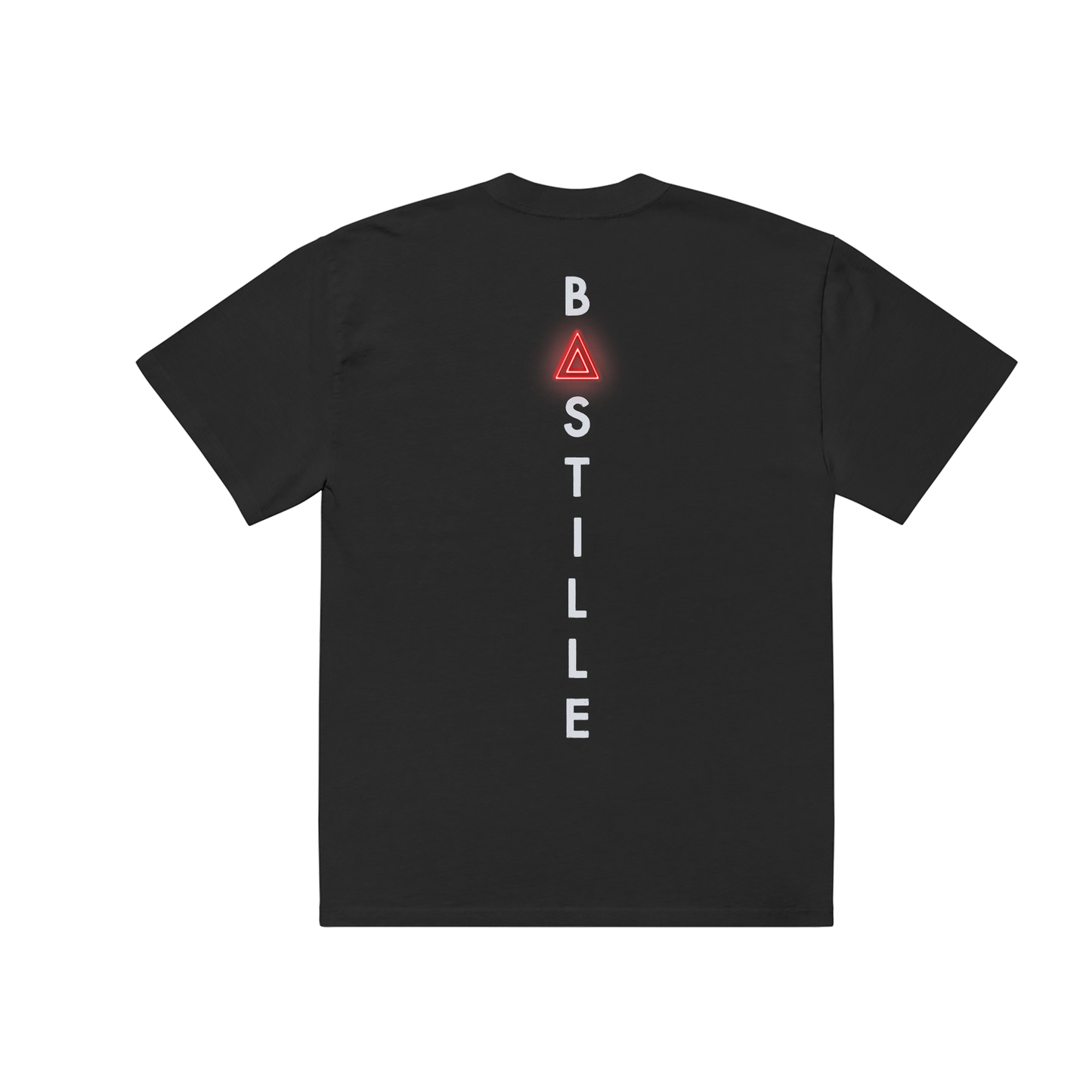 BASTILLE SKELETON HEART BLACK T-SHIRT
