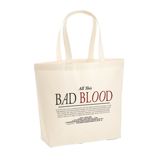 ALL THIS BAD BLOOD LYRICS NATURAL TOTE
